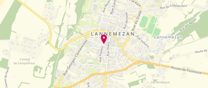 Plan de Laverie des Nestes Lannemezan, 91 Rue Diderot, 65300 Lannemezan