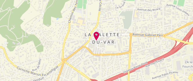 Plan de Happy Laverie, 27 avenue du Char Verdun, 83160 La Valette-du-Var