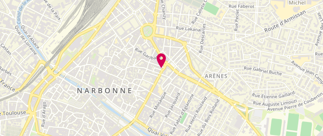 Plan de Laverie Palais de Justice - Narbonn, 24 Boulevard Général de Gaulle, 11100 Narbonne