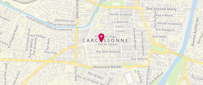 Plan de Laverie de la Bastide, 94 Rue de Verdun, 11000 Carcassonne