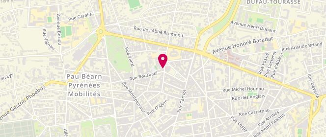 Plan de Laverie du Foirail, 3 Rue de Bordeu
Pl. Du Foirail, 64000 Pau