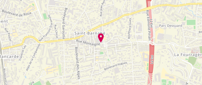 Plan de Lavoir de St Barnabe, 117 Rue Montaigne, 13012 Marseille