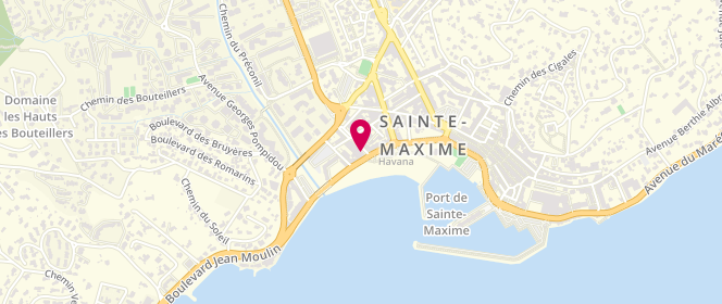 Plan de Laverie Sainte Maxime, 4 Rue de la Plage, 83120 Sainte-Maxime