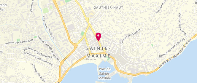 Plan de Laverie du Golfe, 28 Avenue Georges Clemenceau, 83120 Sainte-Maxime