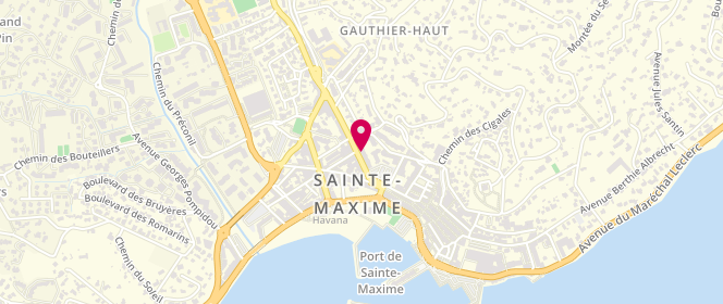 Plan de Self Automatique du Golfe, 24 avenue Georges Clemenceau, 83120 Sainte-Maxime