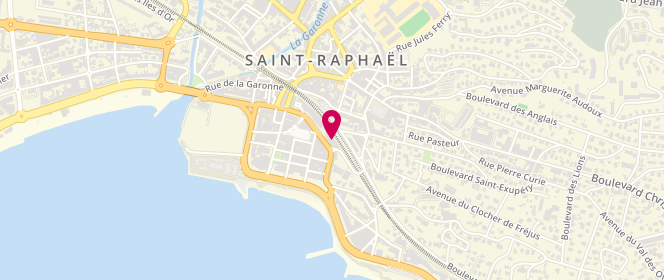 Plan de Blanchisserie de la Gare, 123 Rue Waldeck Rousseau, 83700 Saint-Raphaël