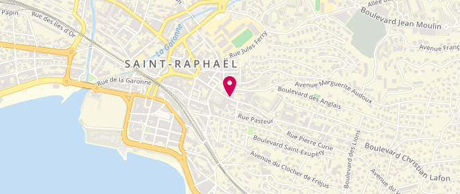 Plan de Laverie Automatique Jfcp, 89 Boulevard Georges Clemenceau, 83700 Saint-Raphaël