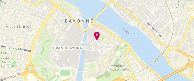 Plan de Lavopratic, 57 Rue Bourgneuf, 64100 Bayonne