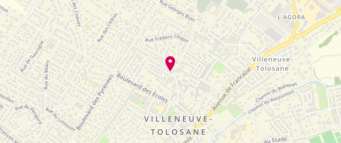 Plan de Laverie Villeneuvoise, 2 Rue des Violettes, 31270 Villeneuve-Tolosane