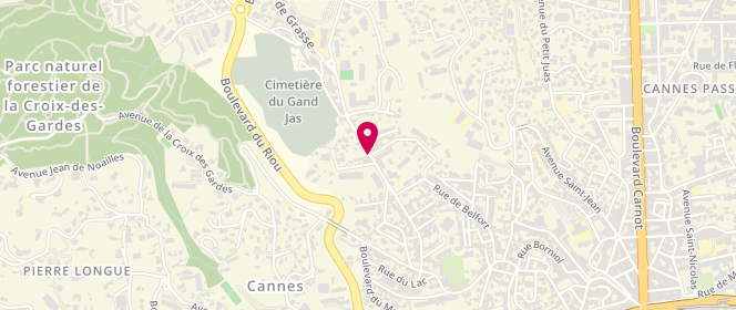 Plan de C’est beau laverie, 185 avenue de Grasse, 06400 Cannes