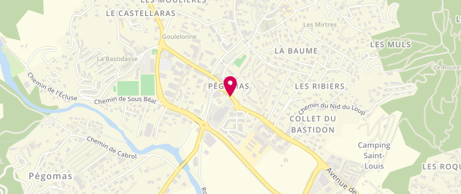 Plan de Lav'Matic, Quartier du Logis 20 Avenue Cannes, 06580 Pégomas