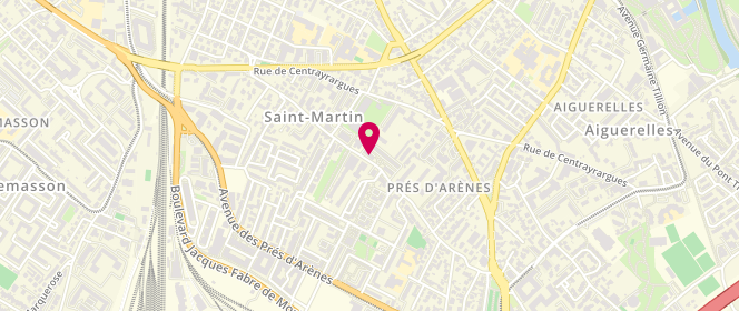 Plan de Laverie Saint-Martin, 723 avenue du Maréchal Leclerc, 34000 Montpellier