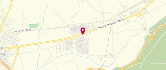 Plan de Bulles de savon, Zone Artisanale 
Route de Saint-Pons, 34600 Bédarieux