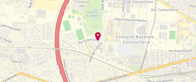 Plan de Laverie Tolosane, 1 Rue Ernest Dufer, 31300 Toulouse