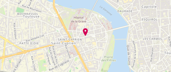 Plan de Lavoir Saint Cyprien, 43 Rue de la Republique, 31300 Toulouse