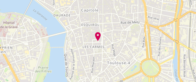 Plan de Laverie des Carmes, 7 Rue Maletache, 31000 Toulouse