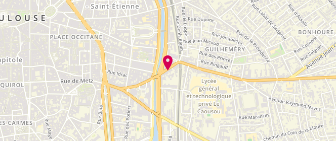 Plan de Laverie Guilhemery, 22 Rue Pont Guilhemery, 31000 Toulouse