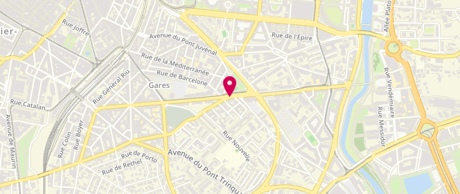 Plan de Le Relais d'Orient, 24 Boulevard Orient, 34070 Montpellier