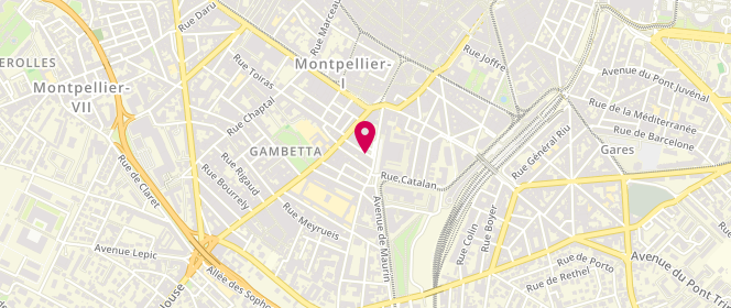 Plan de Washin, 12 Rue Saint Denis, 34000 Montpellier