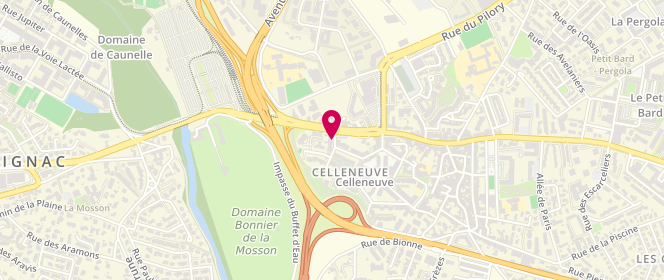 Plan de G.E.2.D, 557 Rue André le Nôtre, 34080 Montpellier