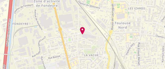 Plan de Laverie du Castelet, 138 avenue de Fronton, 31200 Toulouse