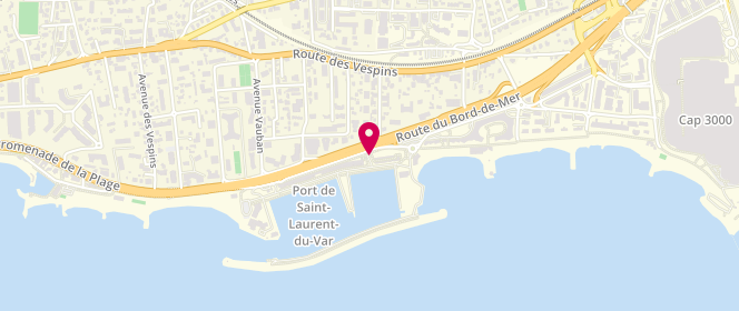 Plan de Laverie béa Port, 136 Quai la Pérouse, 06700 Saint-Laurent-du-Var