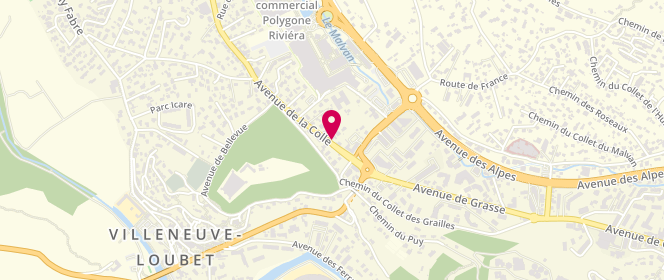 Plan de FEDELICH Christelle, 12 Avenue Colle, 06800 Cagnes-sur-Mer