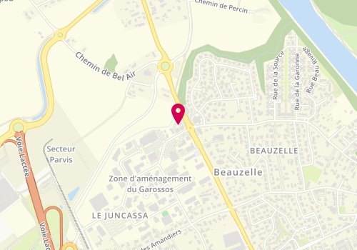 Plan de La Bulle Bleue, 30 avenue de Garossos, 31700 Beauzelle