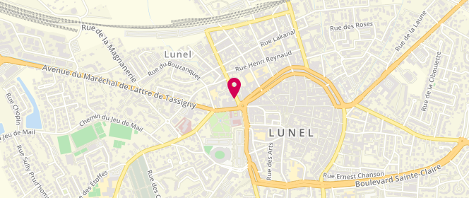Plan de Laverie B T C, 40 Boulevard de la République, 34400 Lunel