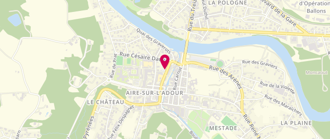 Plan de Laverie du Centre, 19 avenue de Verdun, 40800 Aire-sur-l'Adour