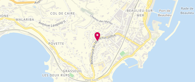 Plan de Laverie de Beaulieu, 25 Boulevard du Maréchal Joffre, 06310 Beaulieu-sur-Mer