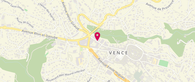 Plan de La Laverie de Vence, Residence le Val d'Azur
118 Avenue des Poilus, 06140 Vence