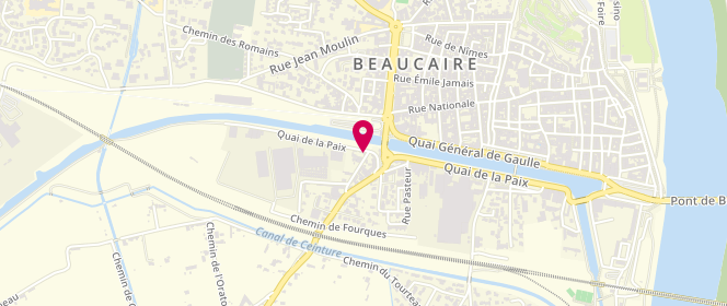 Plan de Laverie du Canal, 3 Quai de la Paix, 30300 Beaucaire