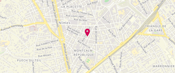 Plan de Laverie République, 42 Rue de la République, 30900 Nîmes