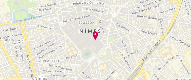 Plan de Lav'pro Nimes, 1 Rue Fourbisseurs, 30000 Nîmes