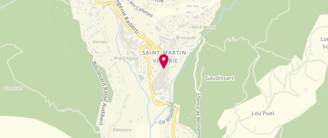 Plan de Au Martin Laveur, 65 Rue Dr Cagnoli, 06450 Saint-Martin-Vésubie