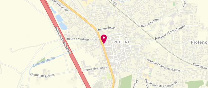 Plan de Laverie de Piolenc, 1717 Avenue de Provence, 84420 Piolenc