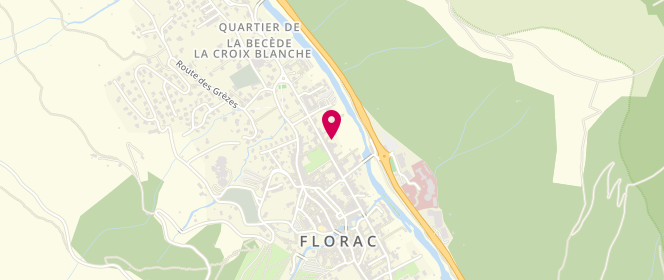 Plan de ROUX Michel, 78 Avenue Jean Monestier, 48400 Florac