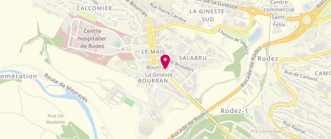 Plan de Laverie de l'Europe, 18 avenue Jean Monnet, 12000 Rodez