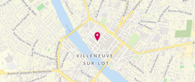 Plan de La laverie des Villeneuvois, 19 Rue des Cieutats, 47300 Villeneuve-sur-Lot