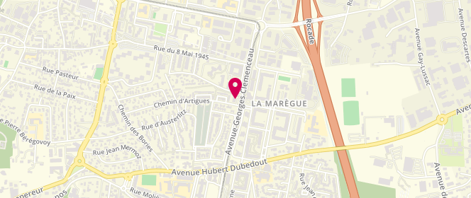 Plan de Laverie de Cenon / Floirac - Les Laveries de la Rive Droite, 27 Avenue Georges Clémenceau, 33150 Cenon