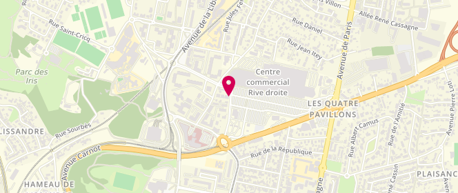 Plan de Au fil du linge, 47 Rue Edouard Herriot, 33310 Lormont