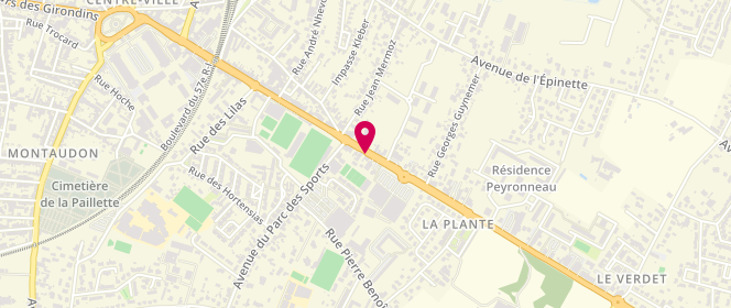 Plan de Laverie Libre Service, 10 avenue du Général de Gaulle, 33500 Libourne