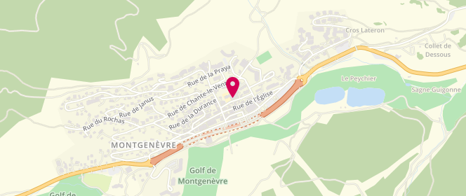 Plan de Hola Laverie, 82 Rue des Ecoles, 05100 Montgenèvre