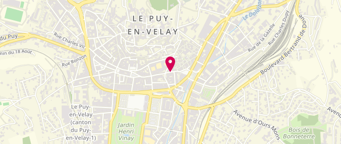 Plan de Lavo Self, 12 Rue Chèvrerie, 43000 Le Puy-en-Velay