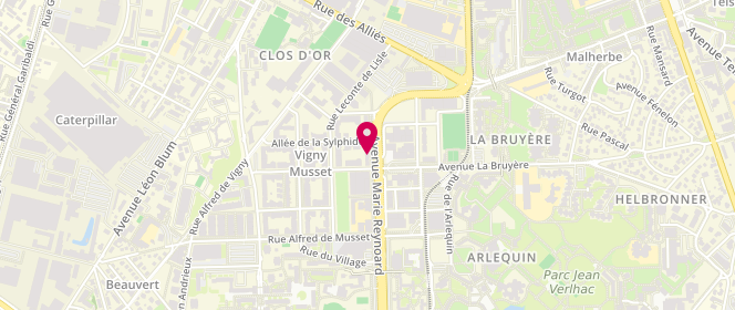 Plan de Auclair Laverie, 8 Bis avenue Marie Reynoard, 38100 Grenoble