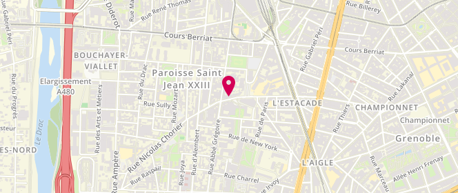 Plan de Laverie N. Chorier, 30 Rue Nicolas Chorier, 38000 Grenoble