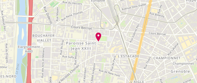 Plan de Laverie Saint Bruno, 65 Place Saint Bruno, 38000 Grenoble