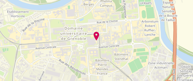 Plan de Laverie du Campus, 411 Avenue de la Bibliotheque, 38400 Saint-Martin-d'Hères