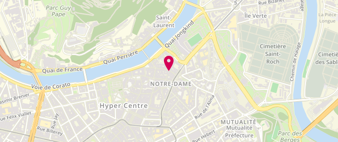 Plan de Laverie Notre Dame, 7 Rue Chenoise, 38000 Grenoble